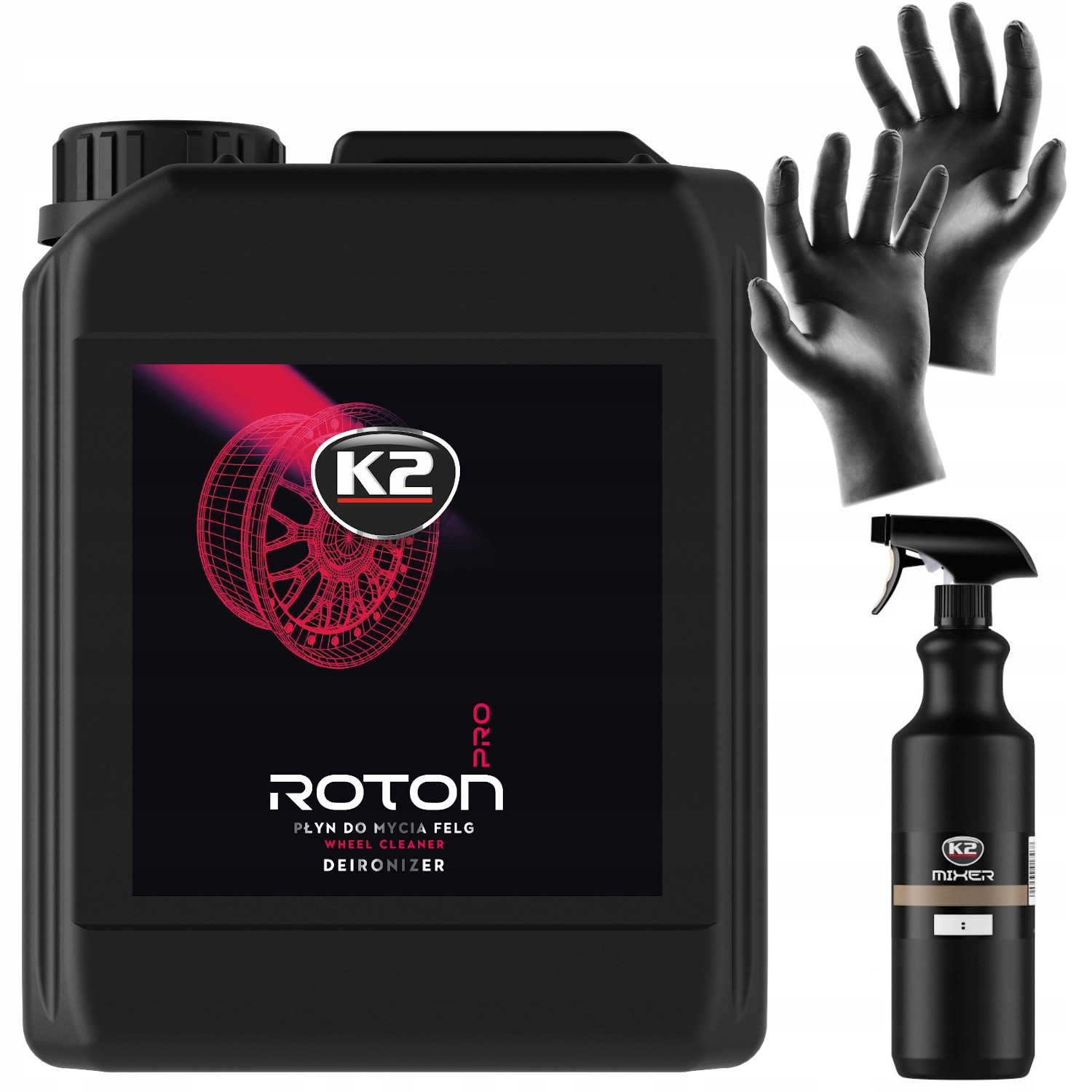 K2 ROTON PRO ZEL DO CZYSZCZENIA CZYSTA FELGA 5L RB