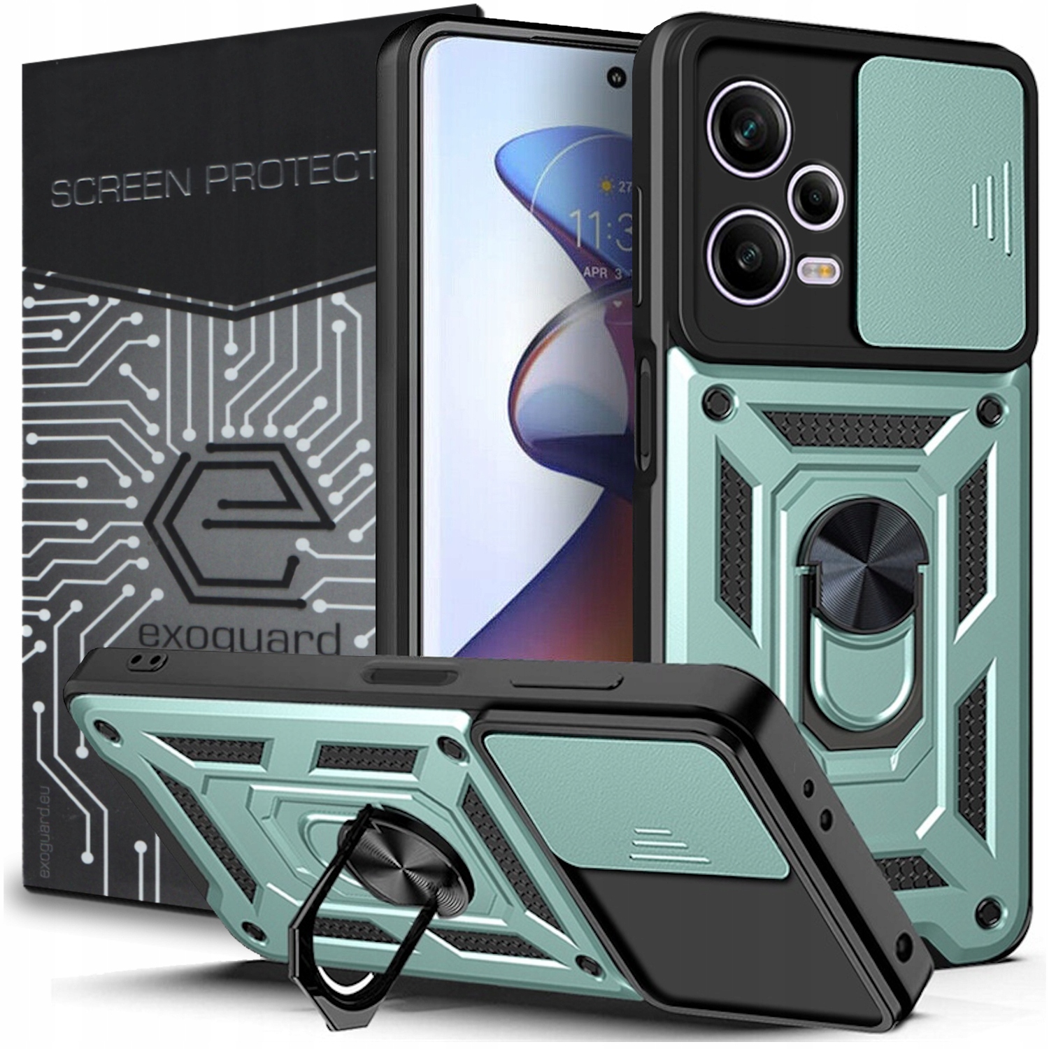 

Etui+szkło do Xiaomi Redmi Note 12 5G Poco X5 5G