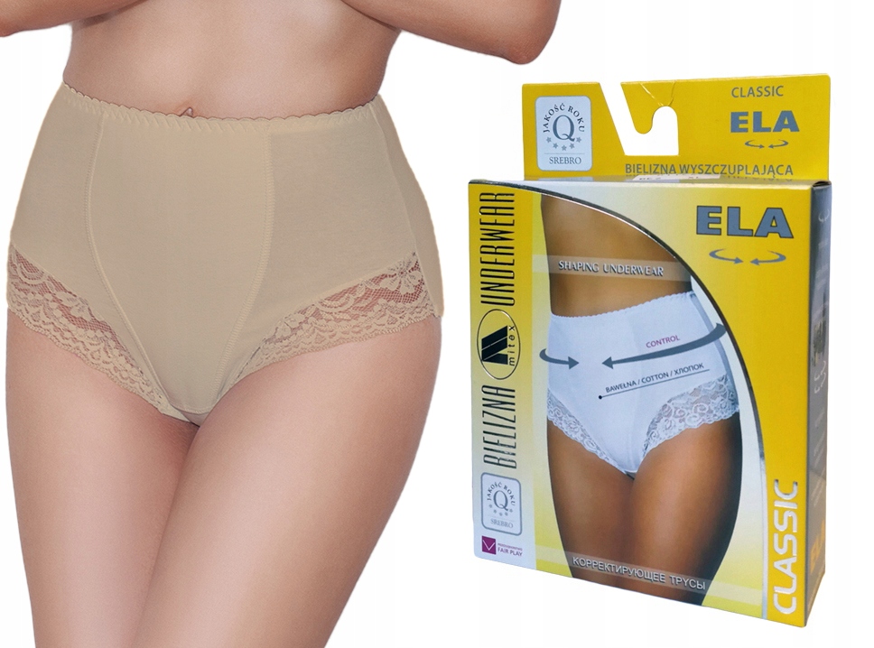 

figi wyszczuplające brzuch Mitex Ela beżowe , 4XL