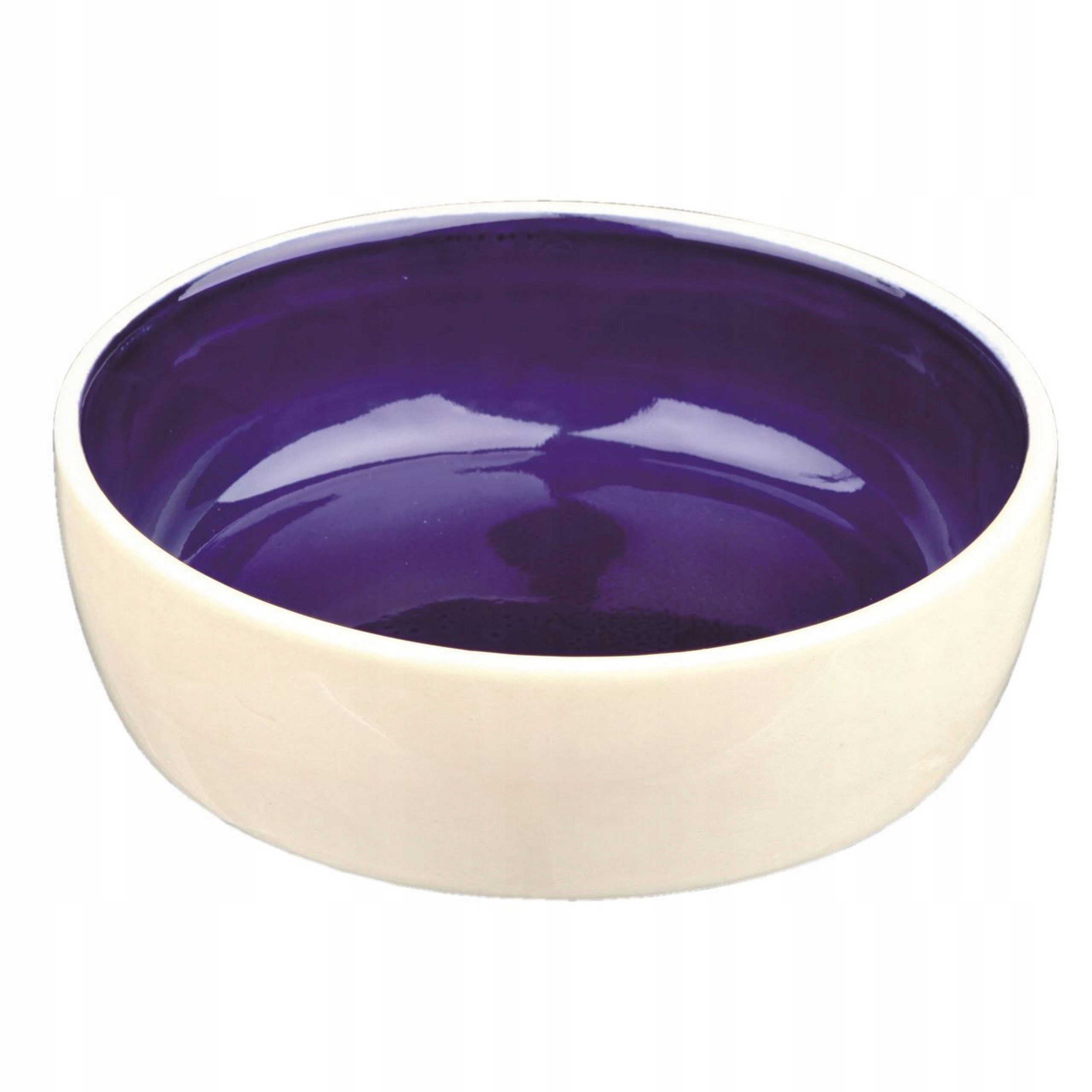 

Miska Ceramiczna dla kota Kremowo Niebieska 250ml