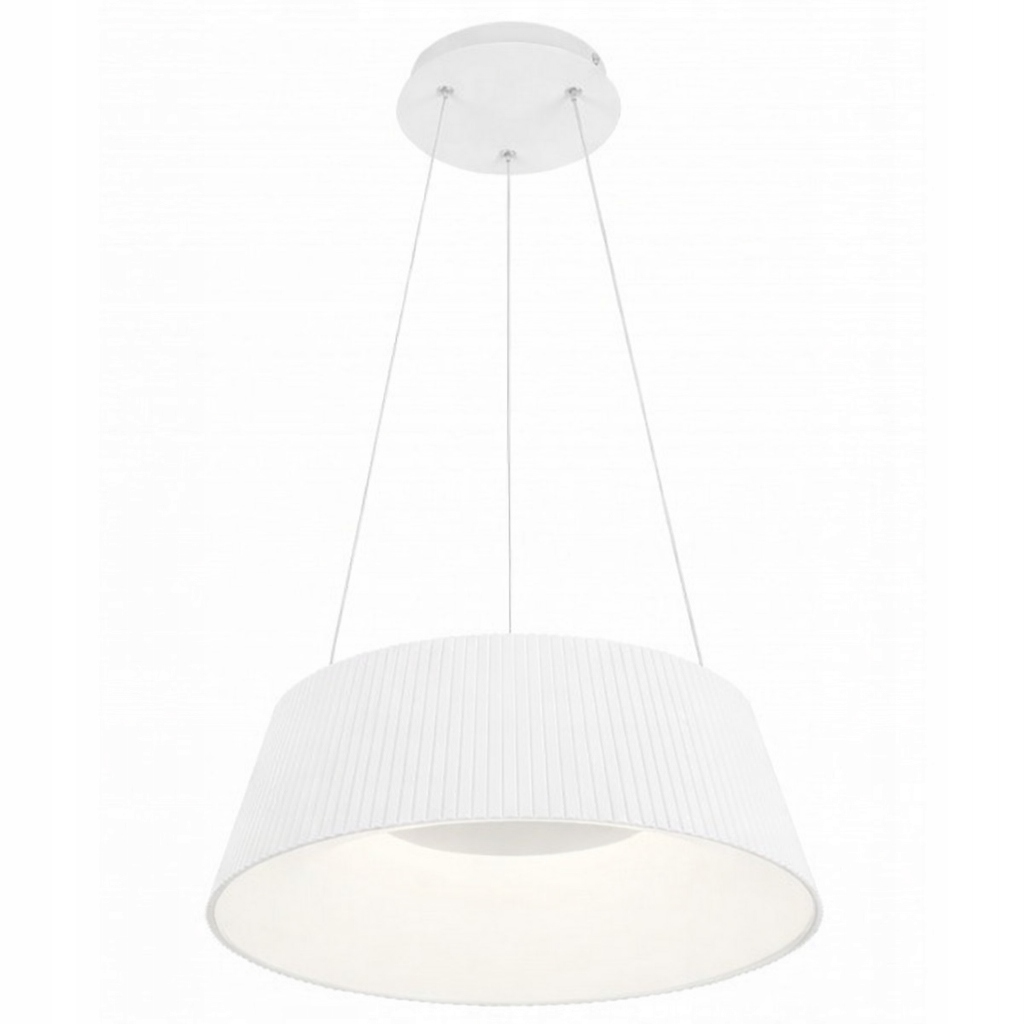 Lampa wisząca sufitowa Led Cct biała nowoczesna nad stół do kuchni Sella