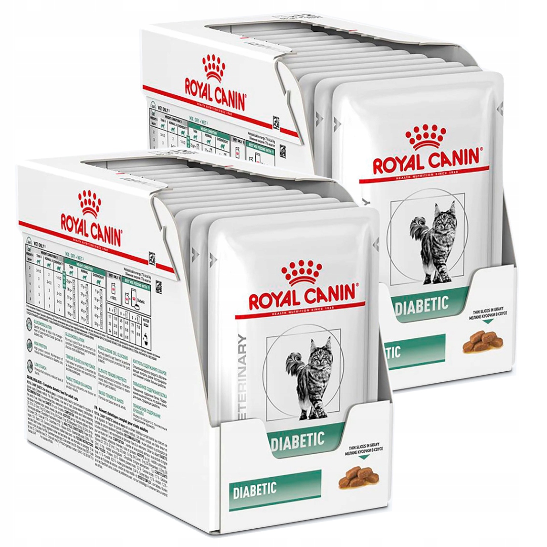 Royal Canin Veterinary Diabetic 24x85g Krmivo v omáčce pro kočky s diabetem