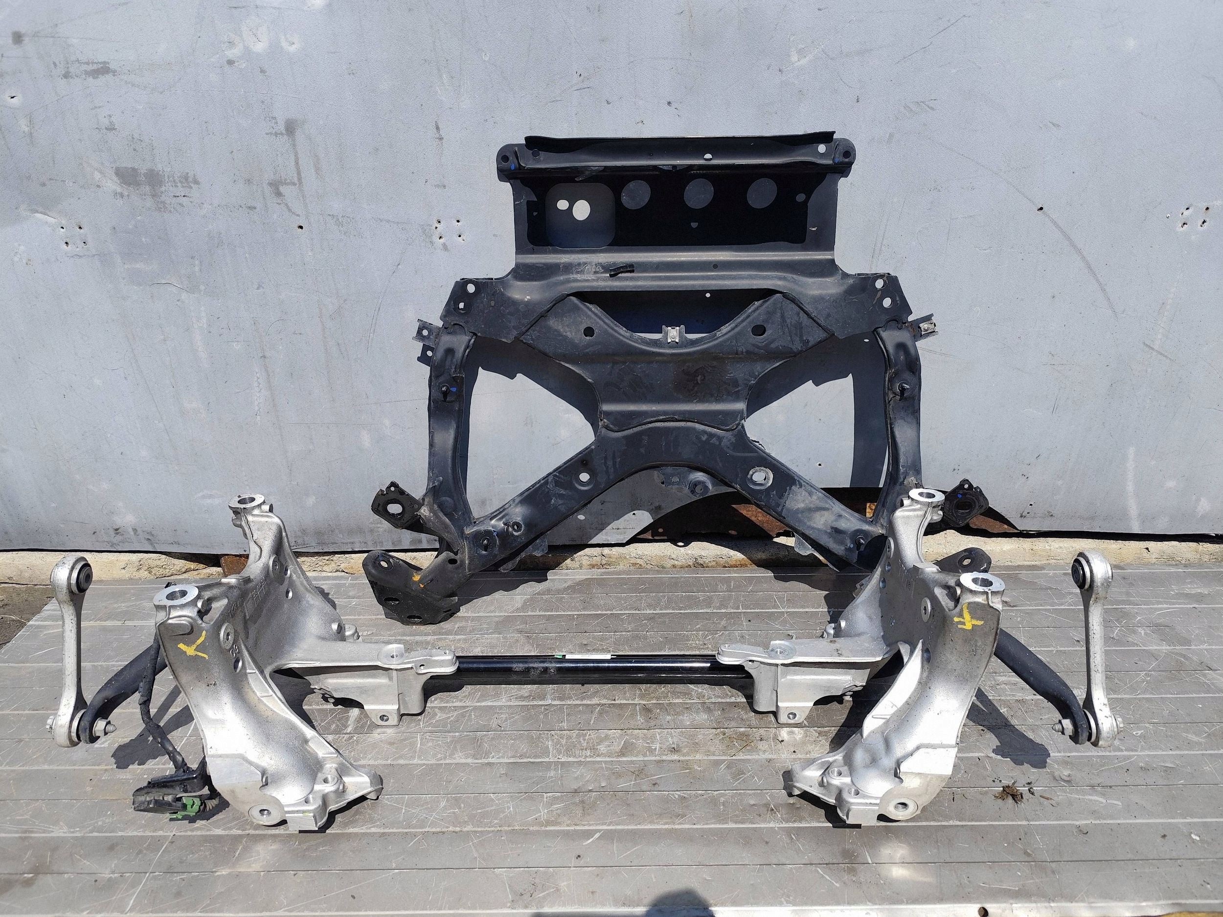 AUDI Q5 II 80A subframe axle beam 80B399347M KOMPLET DEMONTAZ