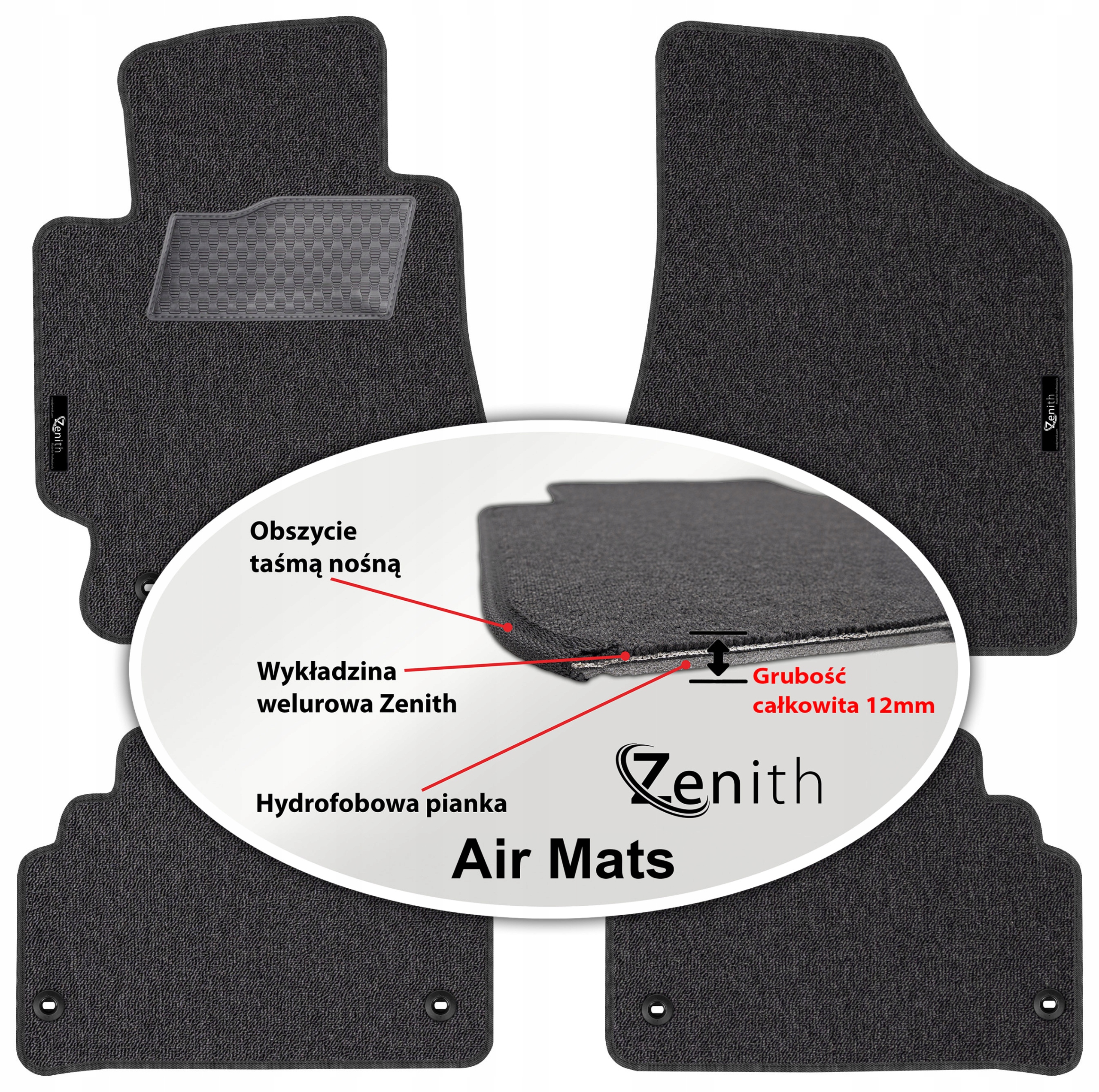 Lexus RX300 2003-2006 Velurové koberce do auta Zenith Air Mats