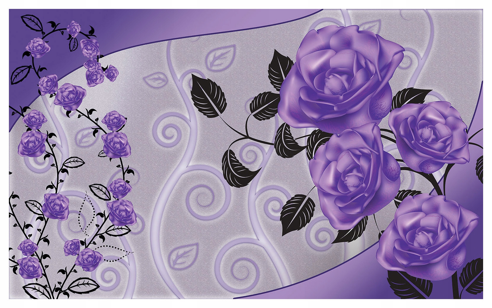 Fototapeta Fialové ruže Elegancia a romantizmus vinylová 312x219 lepidlo
