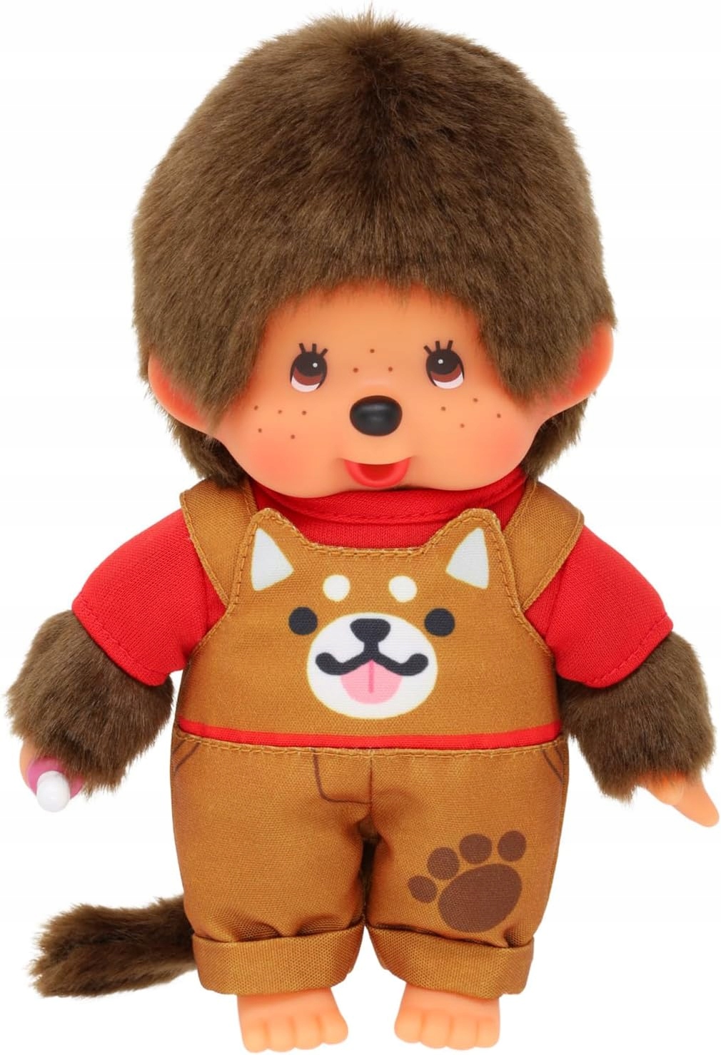 Monchhichi 203864 Małpka Chłopiec w kombinezonie z motywem Shiba 20cm