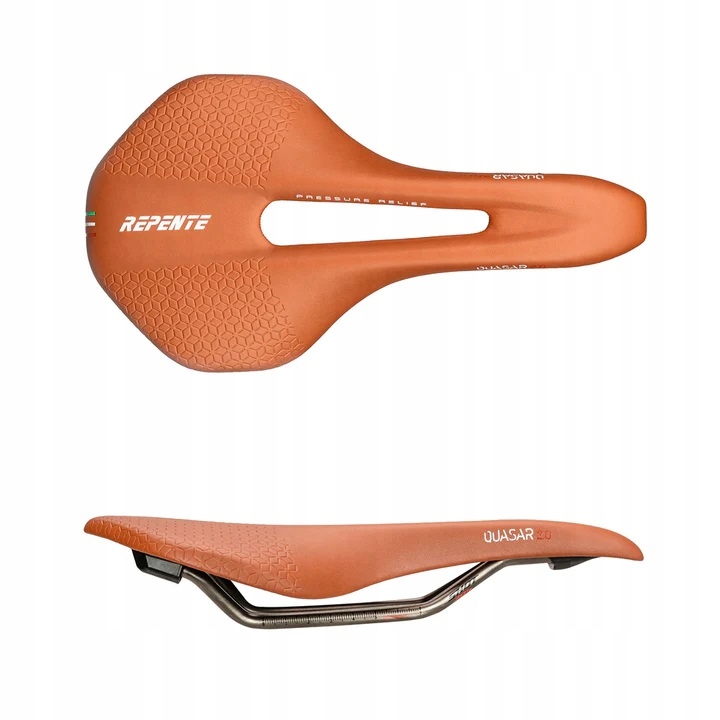 Siodełko Repente Quasar Brązowe 170G Szosa Mtb