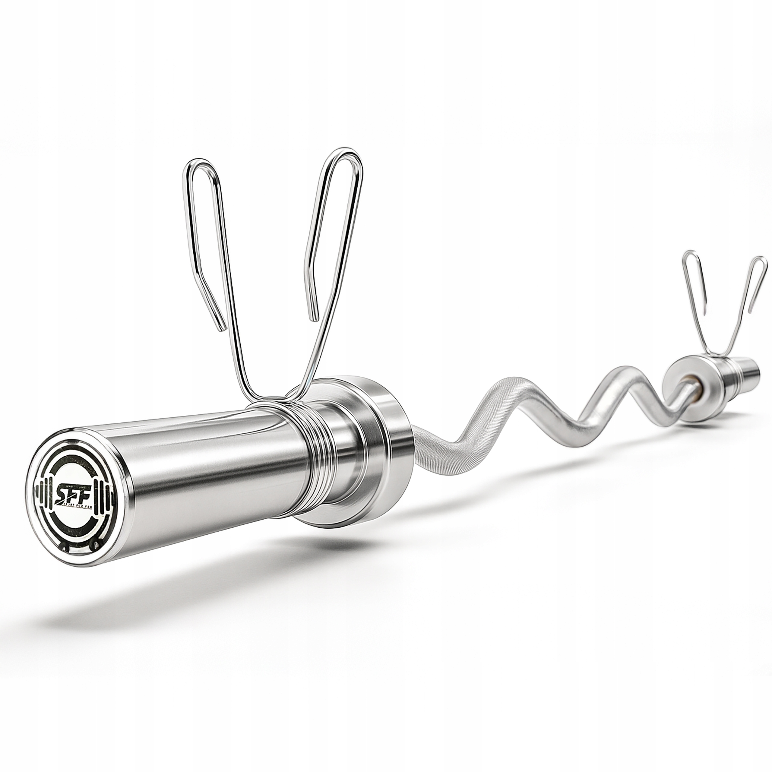 Gryf Lekko Łamany Olimpijski 120CM Sztanga 50mm Zaciski Siłownia Pełny