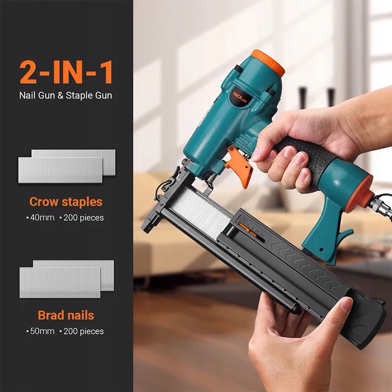 ZSZYWACZ GWOŹDZIARKA SZTYFCIARKA TAKER 2w1+WALIZKA Marka Powermat