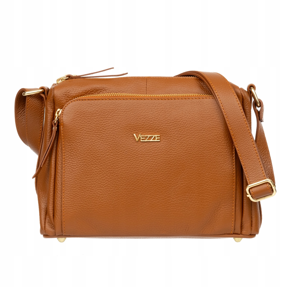 Kožená kabelka Vezze Boria Oro Ruda