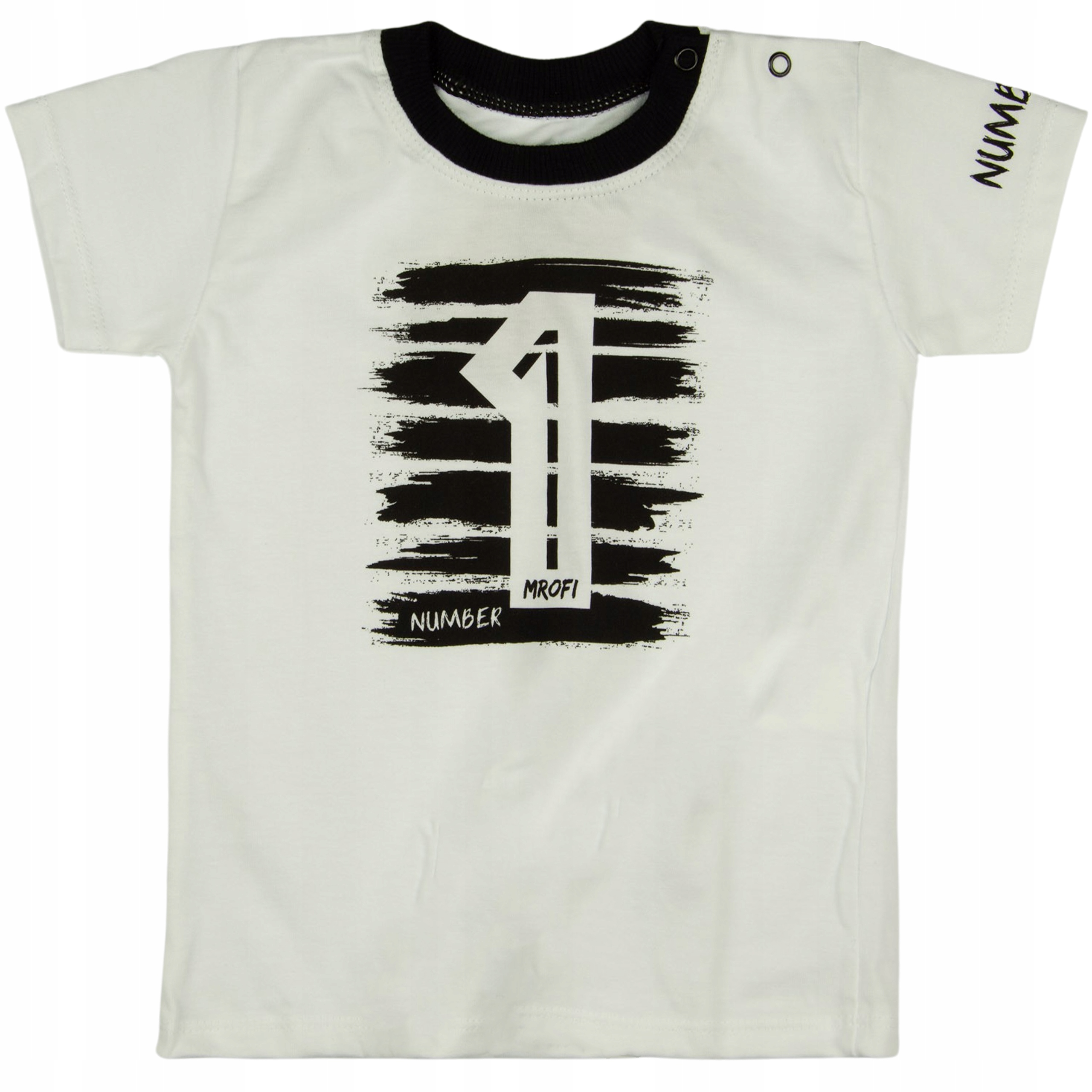 

T-shirt koszulka One 86 biały bawełniany Mrofi
