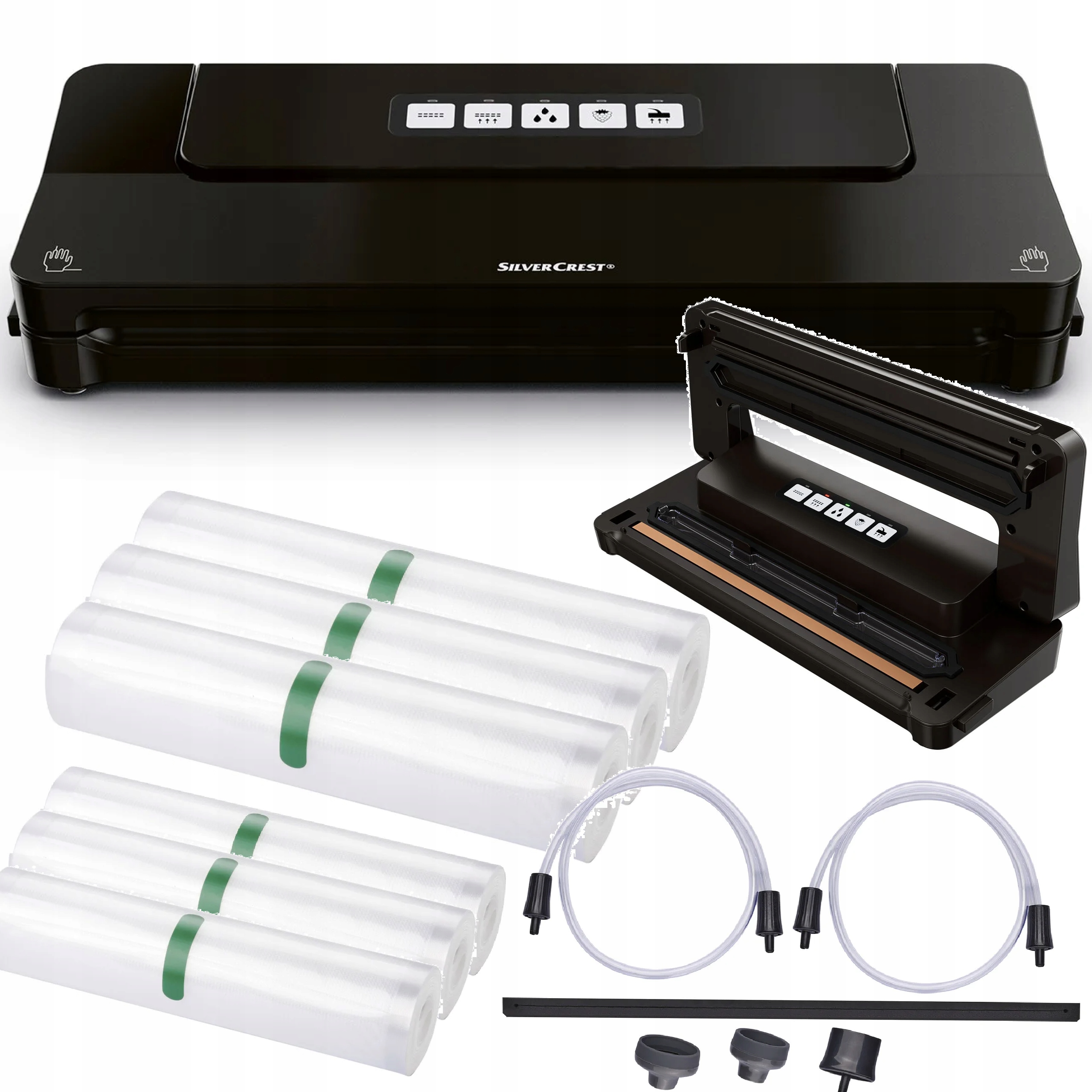 Svářečka Silvercrest SV125 pro vakuové balení potravin 6 x Fólie 3 m