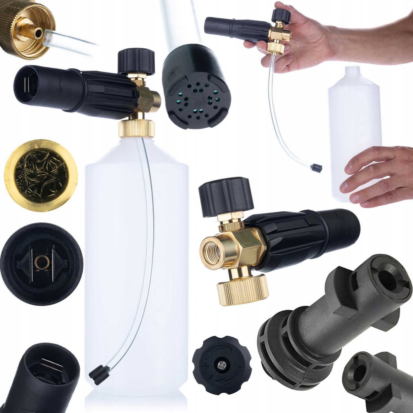 Pěnovačka 1 L Na Pěnu Tlakové Myčky Karcher K Adaptér K2-K7 G1/4“M