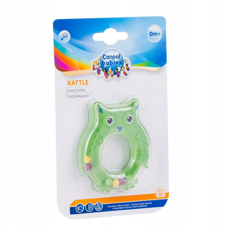 CANPOL BABIES ZABAWKA GRZECHOTKA SOWA ZIELONA 0m+ Marka Canpol babies