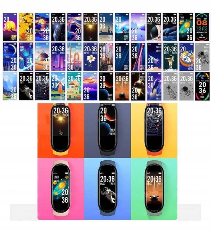 ZEGAREK DZIECIĘCY OPASKA SPORT SMARTWATCH SMARTBAND ZEGAREK OUTLET Wodoszczelność 30m = WR30