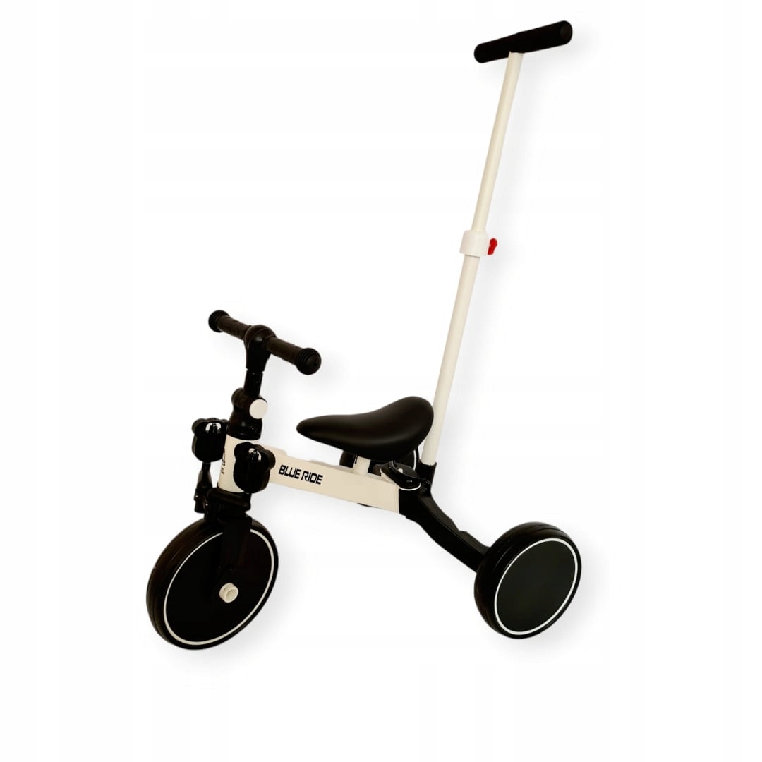 Rowerek Biegowy Trójkołowy 3w1 003 Biały Kij