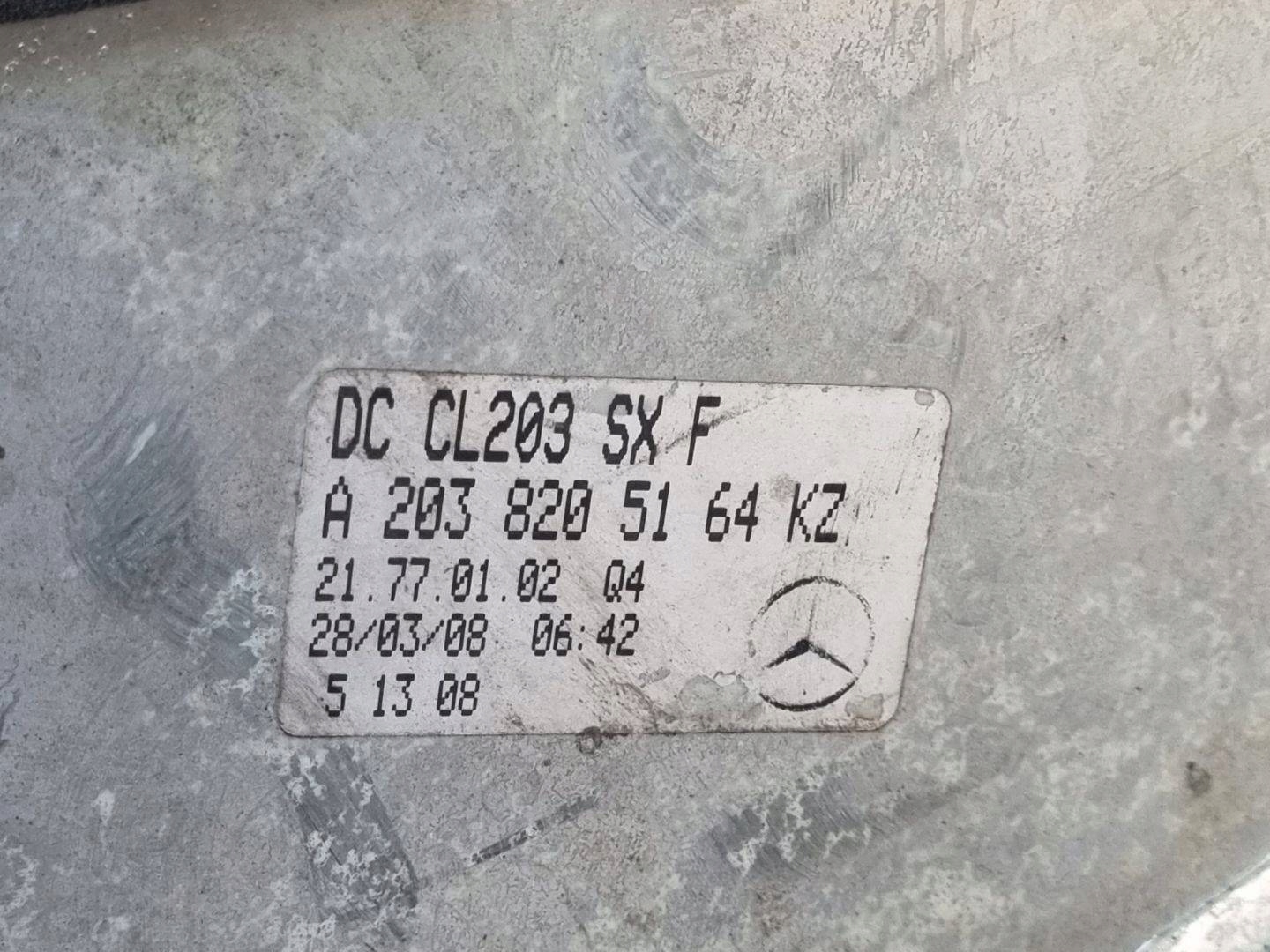 light rear left side Mercedes-Benz CLC CL203 2008 A2038205164