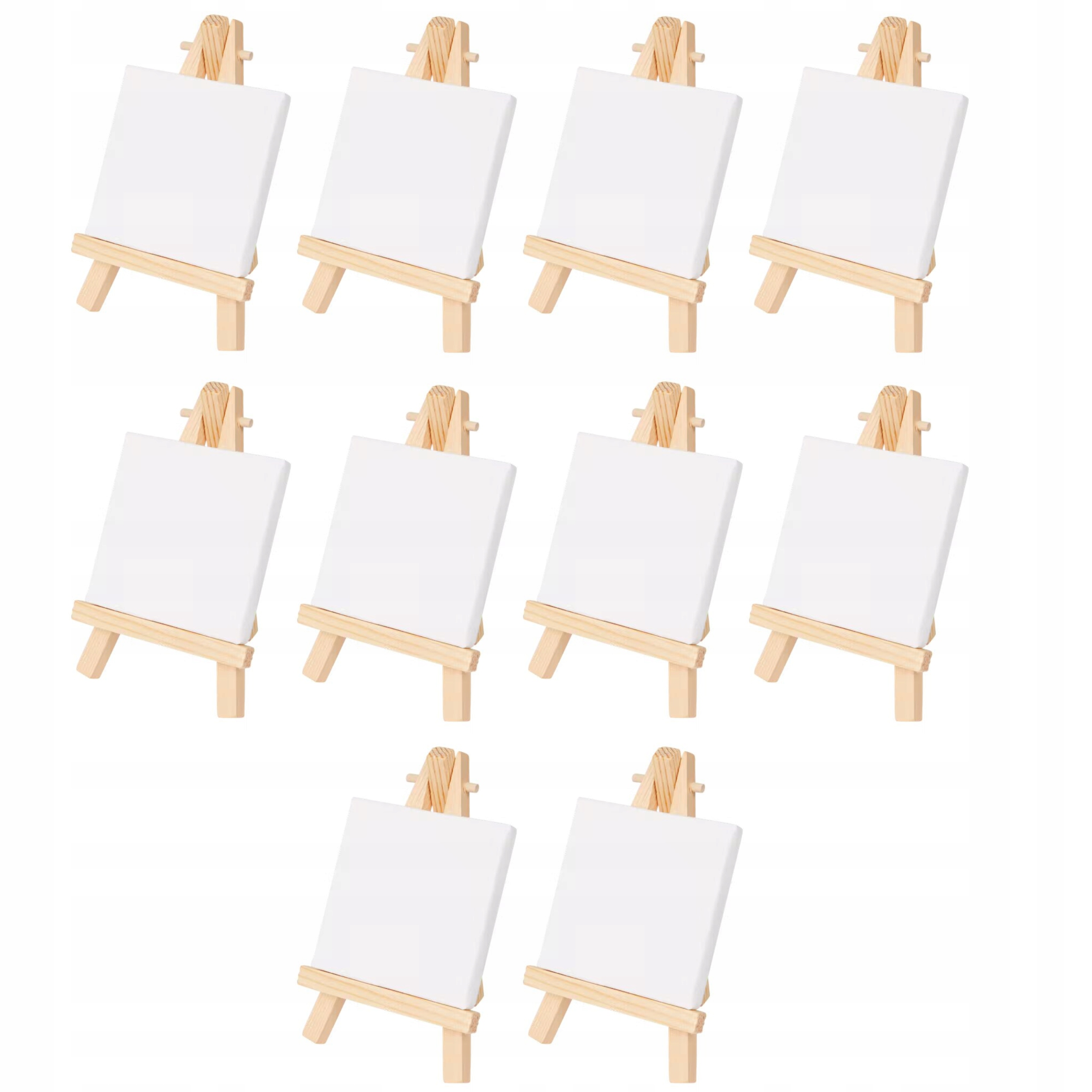 

10x Mała Sztaluga 10x Mini Płótno Malarskie 7x7