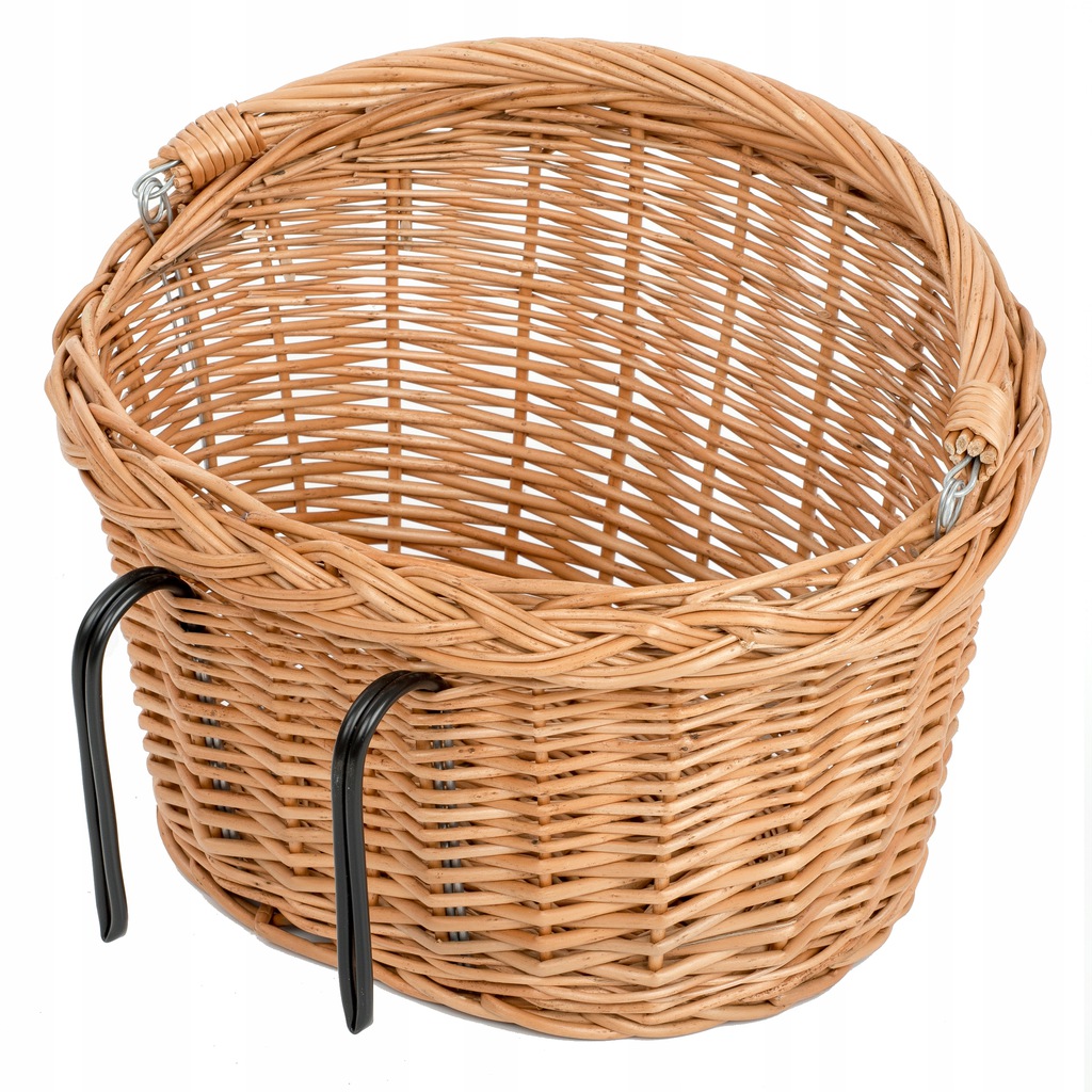 Kosz rowerowy przedni Wiklinowy KOSZYK . Pojemność 20 l