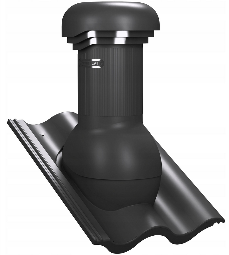 Větrací Komín Wirplast Pro 125 mm Pro Braas Celtic Antracit
