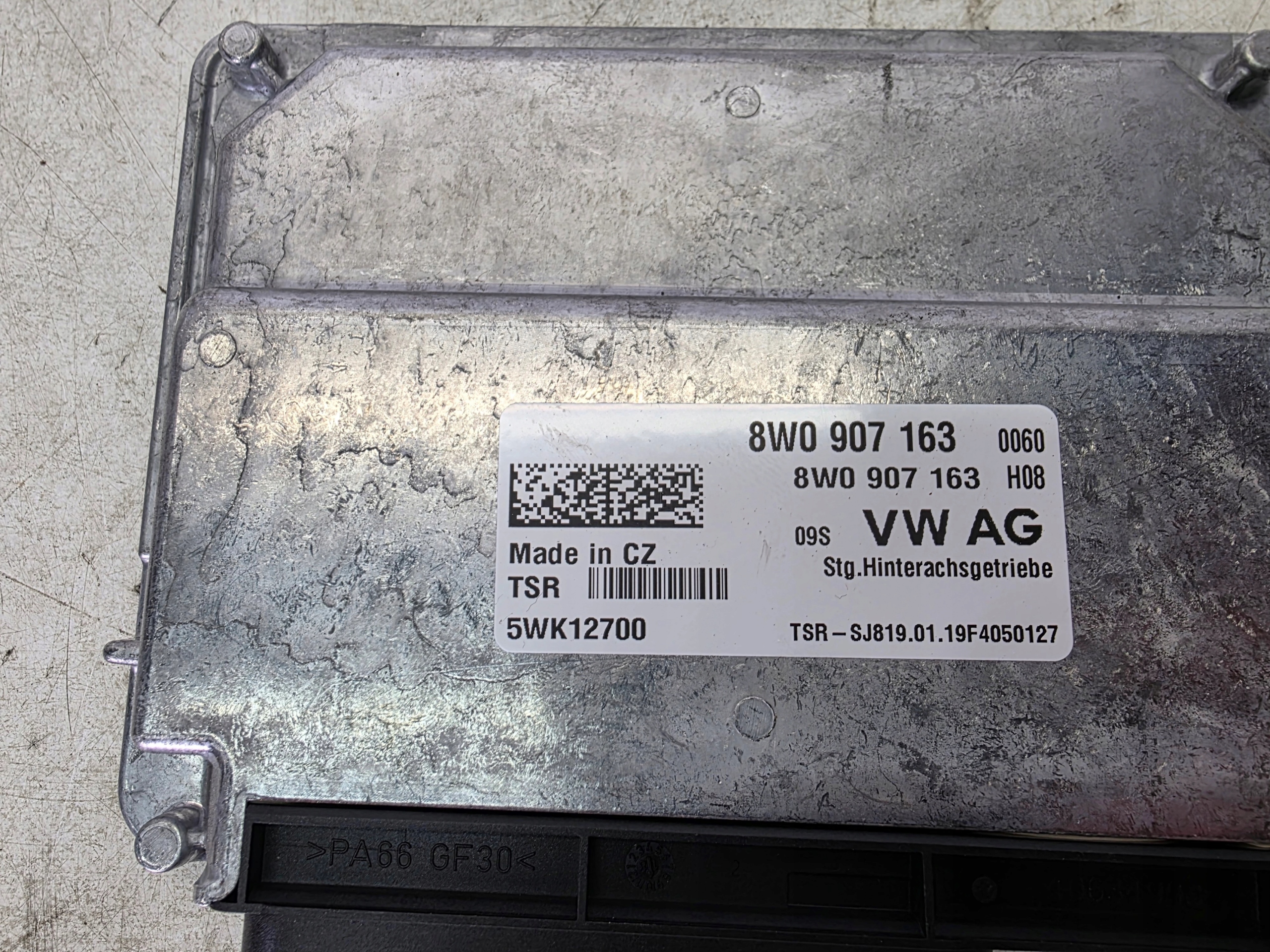 module control unit transmission AUDI A4 A A6 A7 A8 8W0907163