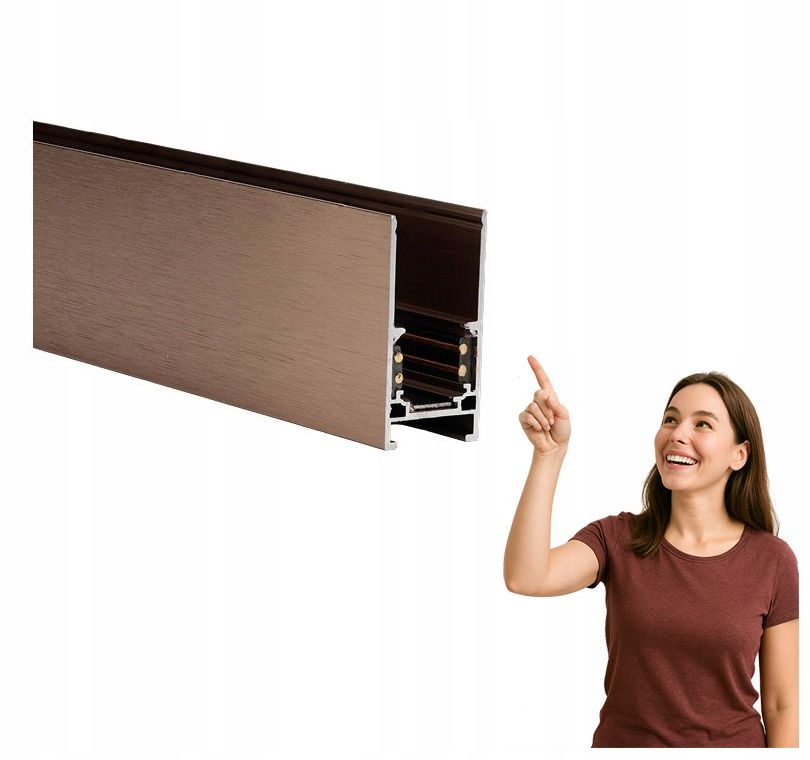 Koľajnicový kábel 2 m magnetický 230 V čokoládový Beta Track Magnetic57 AZ6376 A