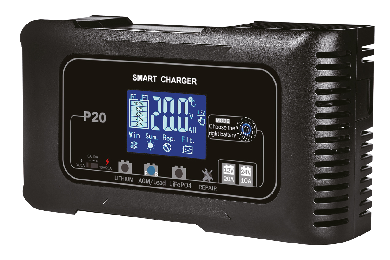 

Prostownik do akumulatorów żelowych Agm 12V 20A