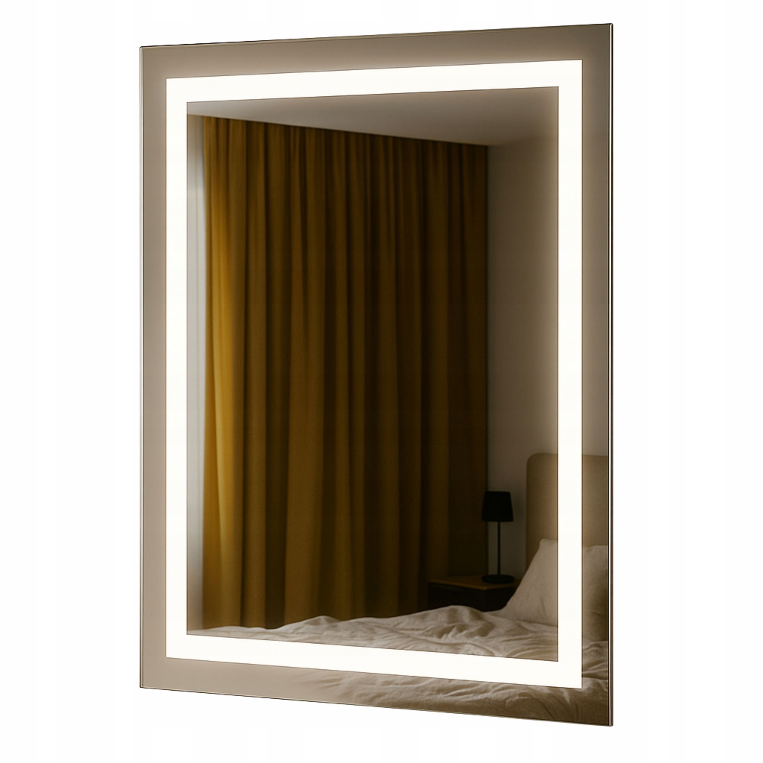 Zrcadlo 70X90 CM Bez Vypínače, Led Osvětlení Luna