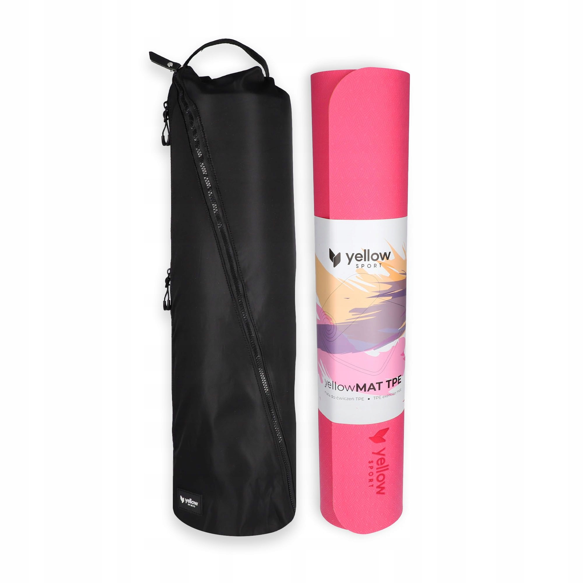 Taška na tréninkovou podložku Fitness YellowBAG černá