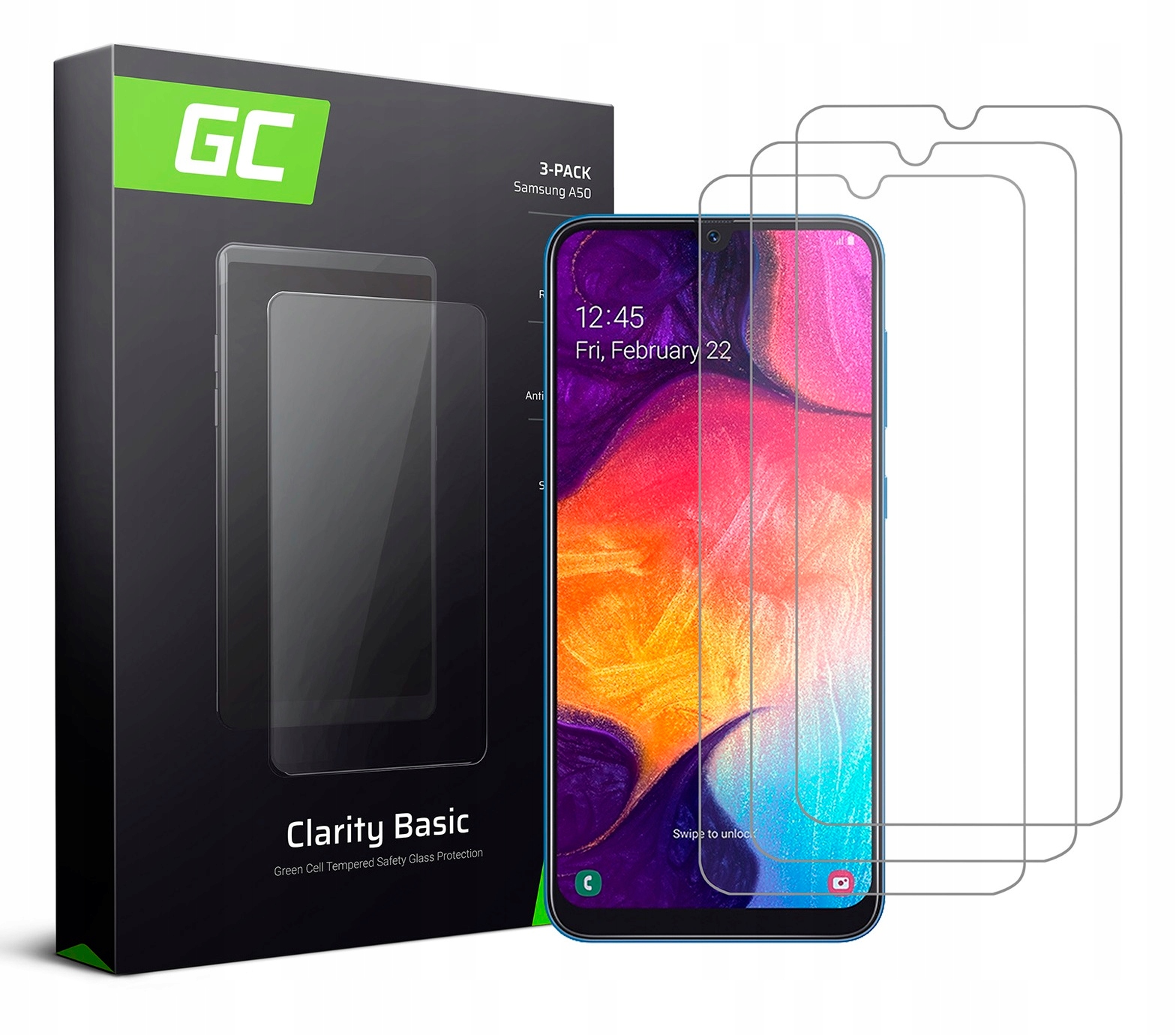

3X Szkło Ochronne Hartowane Do Samsung Galaxy A50
