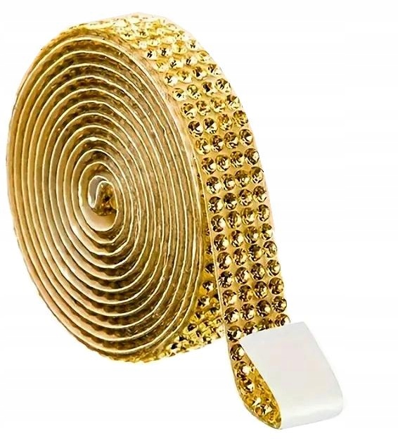 Samolepicí páska Zirkony zlatá – ideální pro Diy a dekorace