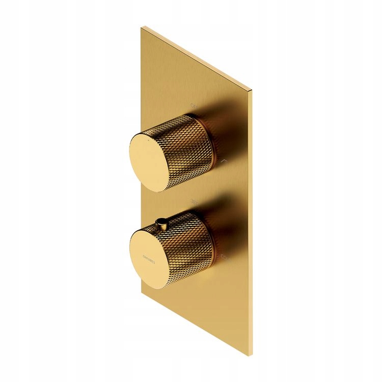 Omnires Contour termostatická vaňovo-sprchová batéria zlatá CT8036GLB