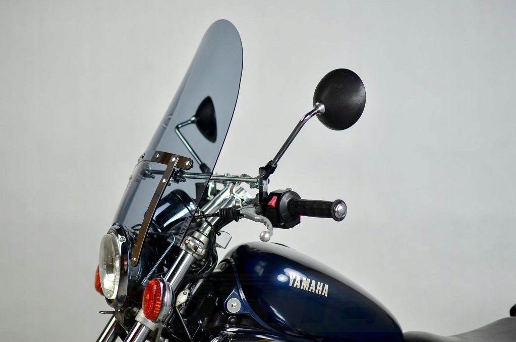Univerzální sklo Chopper Mini-m připevněné k řídítkům 3 mm