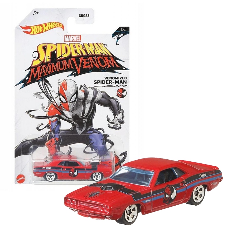 

Mattel Hot Wheels Autko Pojazd Marvel Spider Man