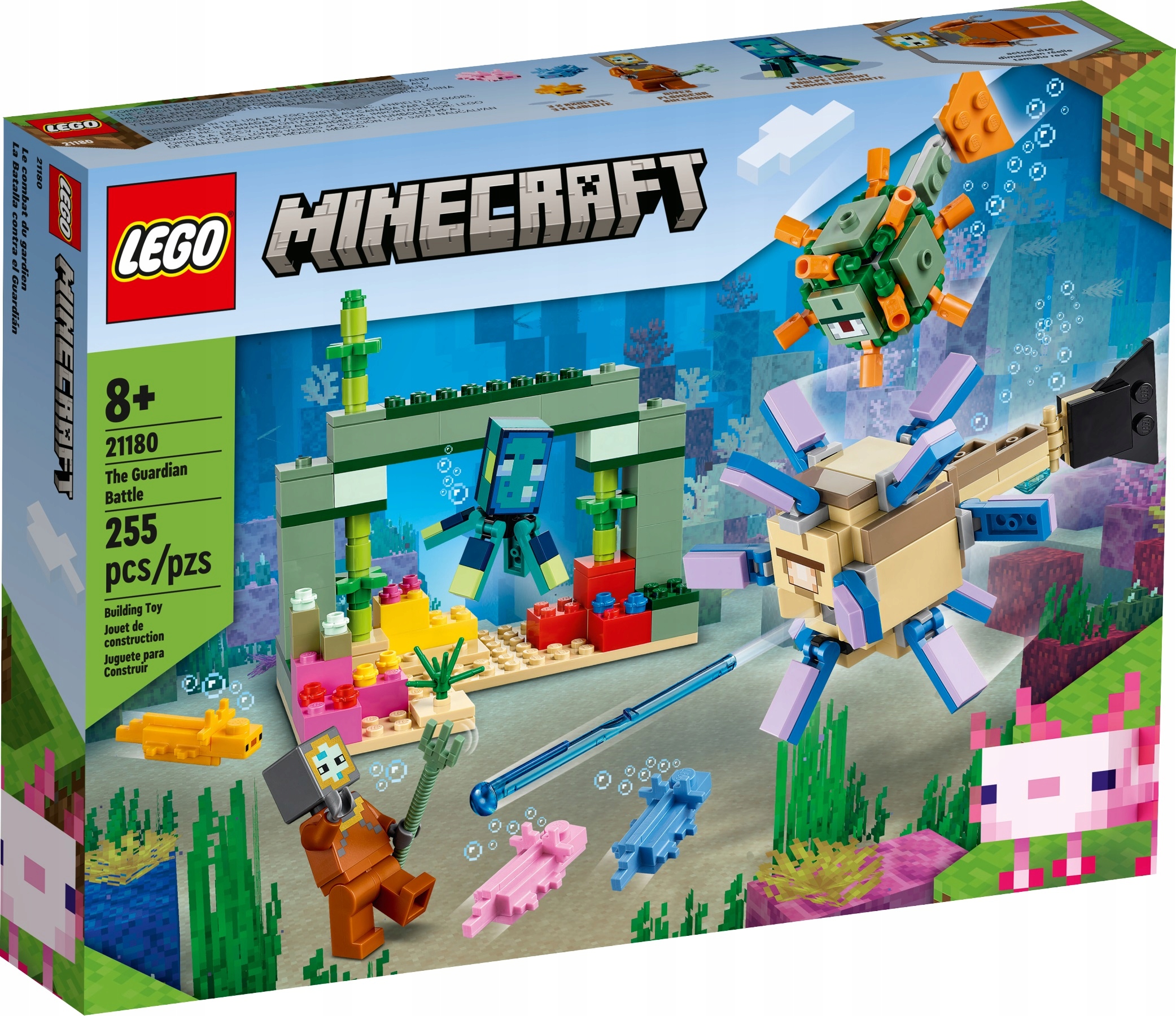 LEGO MAINCRAFT 21180 WALKA ZE STRAŻNIKAMI NUREK Marka LEGO