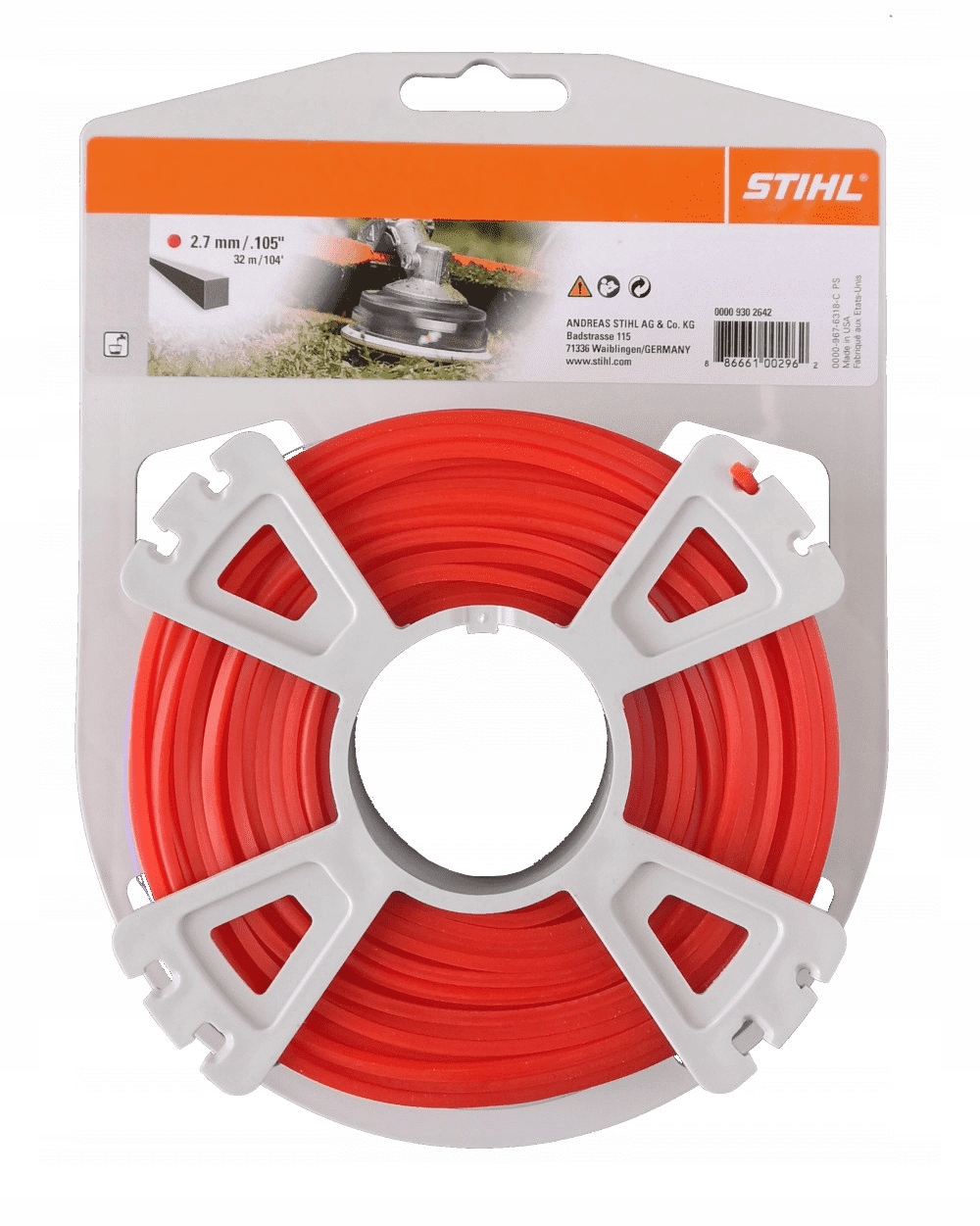 

Żyłka Do Kosy Podkaszarki Stihl 2,7 mm x 34,0 m