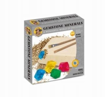 ZESTAW DOŚWIADCZALNY KOPALNIA KRYSZTAŁÓW MAŁY ARCHEOLOG DIAMENTY WYKOPALISK Materiał inny