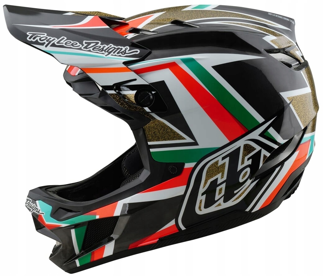 Kask Rowerowy Troy Lee Designs D4 Carbon Frames Blk/Gld L 58-59 cm Mips Dh