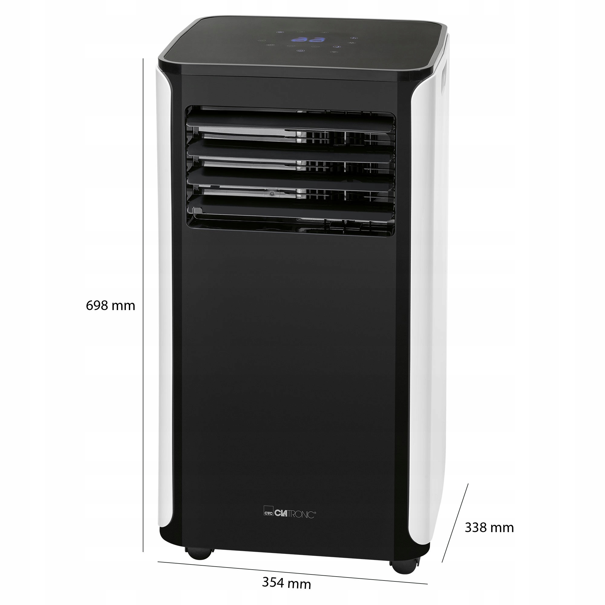 KLIMATYZATOR PRZENOŚNY WIFI STEROWANIE GŁOSEM CLAT Przepływ powietrza 400 m³/h