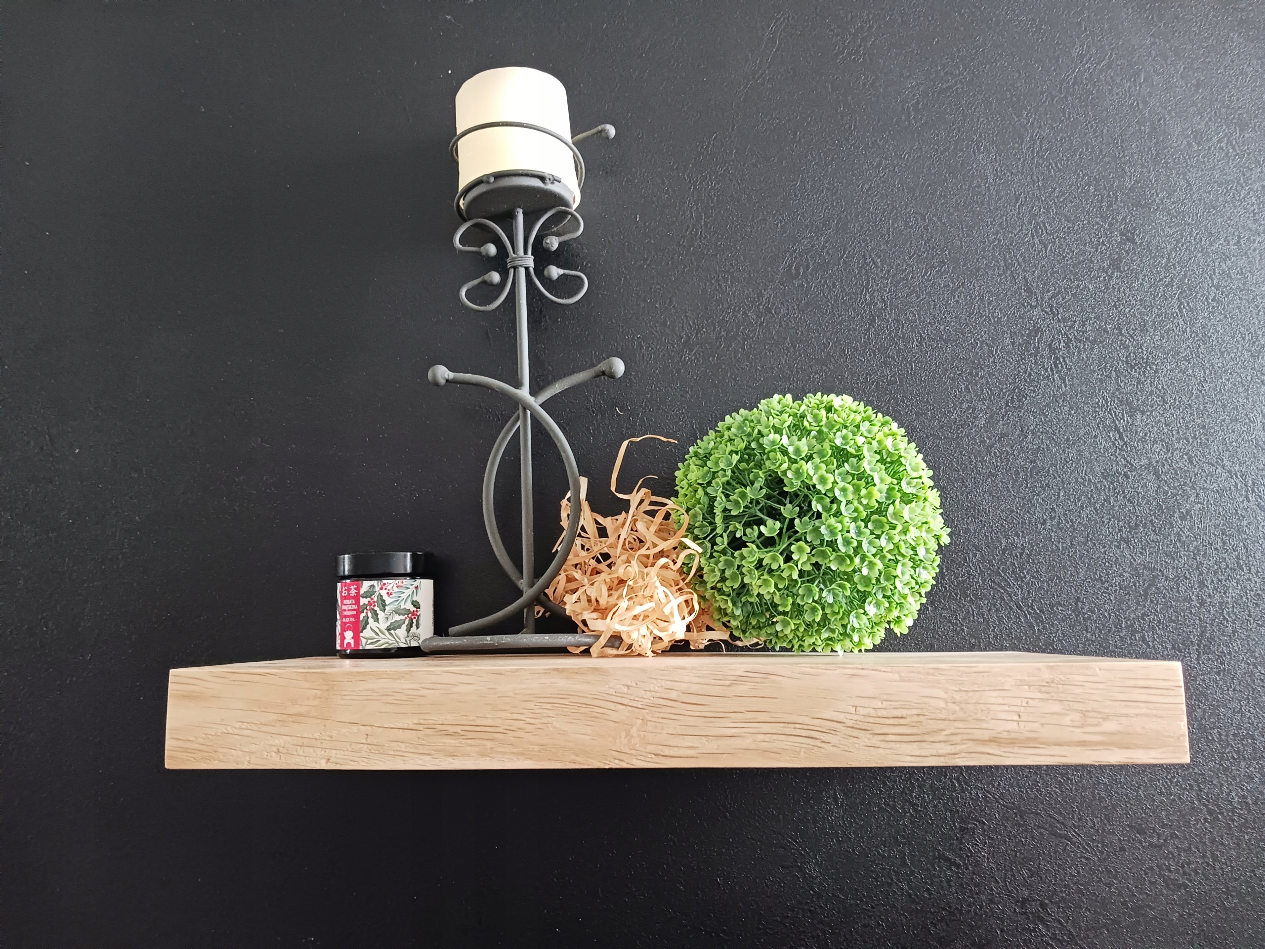 Półka samowisząca dąb rustic 50 cm