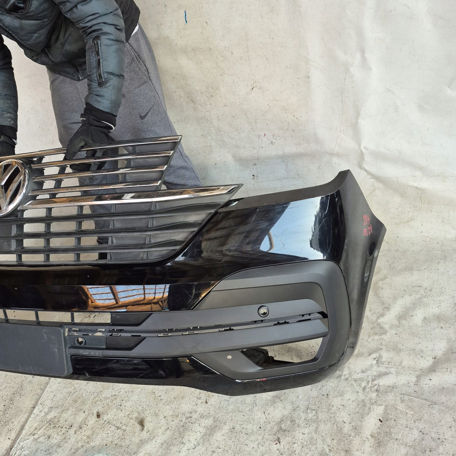 VW T6 LIFT T6.1 19-24 bumper front front grill support 7LA807221A