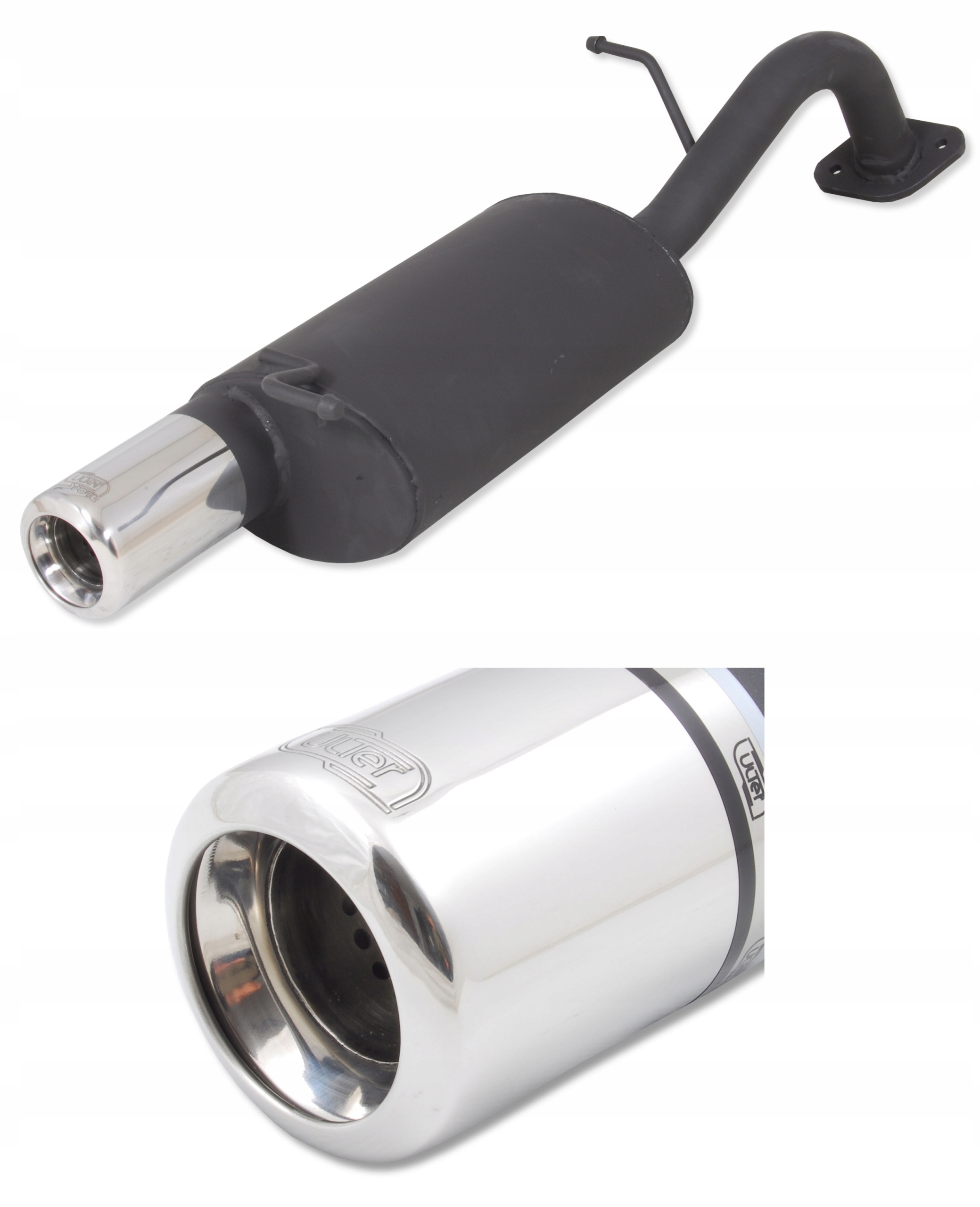 128-102/07-2 (0) - Спортивный глушитель TOYOTA YARIS 1999-2005 / ULTER