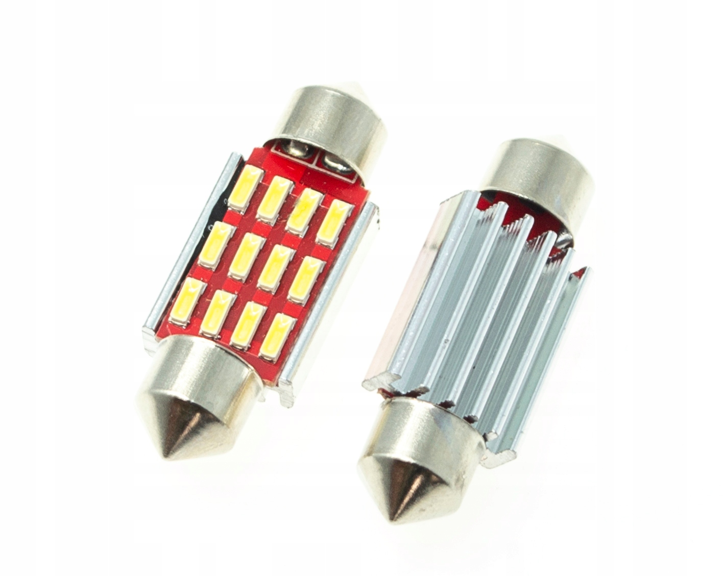 Żarówka Led C5W C10W 12 Smd 4014 36MM Canbus biel