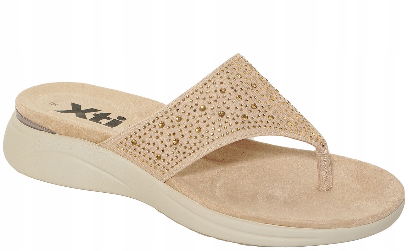 Xti 42509 klapki textile beige 39