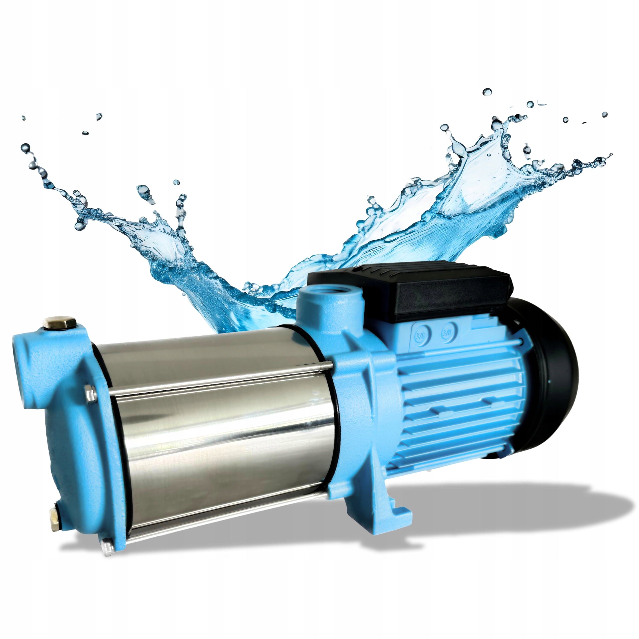 Povrchové Čerpadlo 1300W 92L/MIN Inox 5 Rotorů Pro Vodu Ze Zahrady Hydroforu