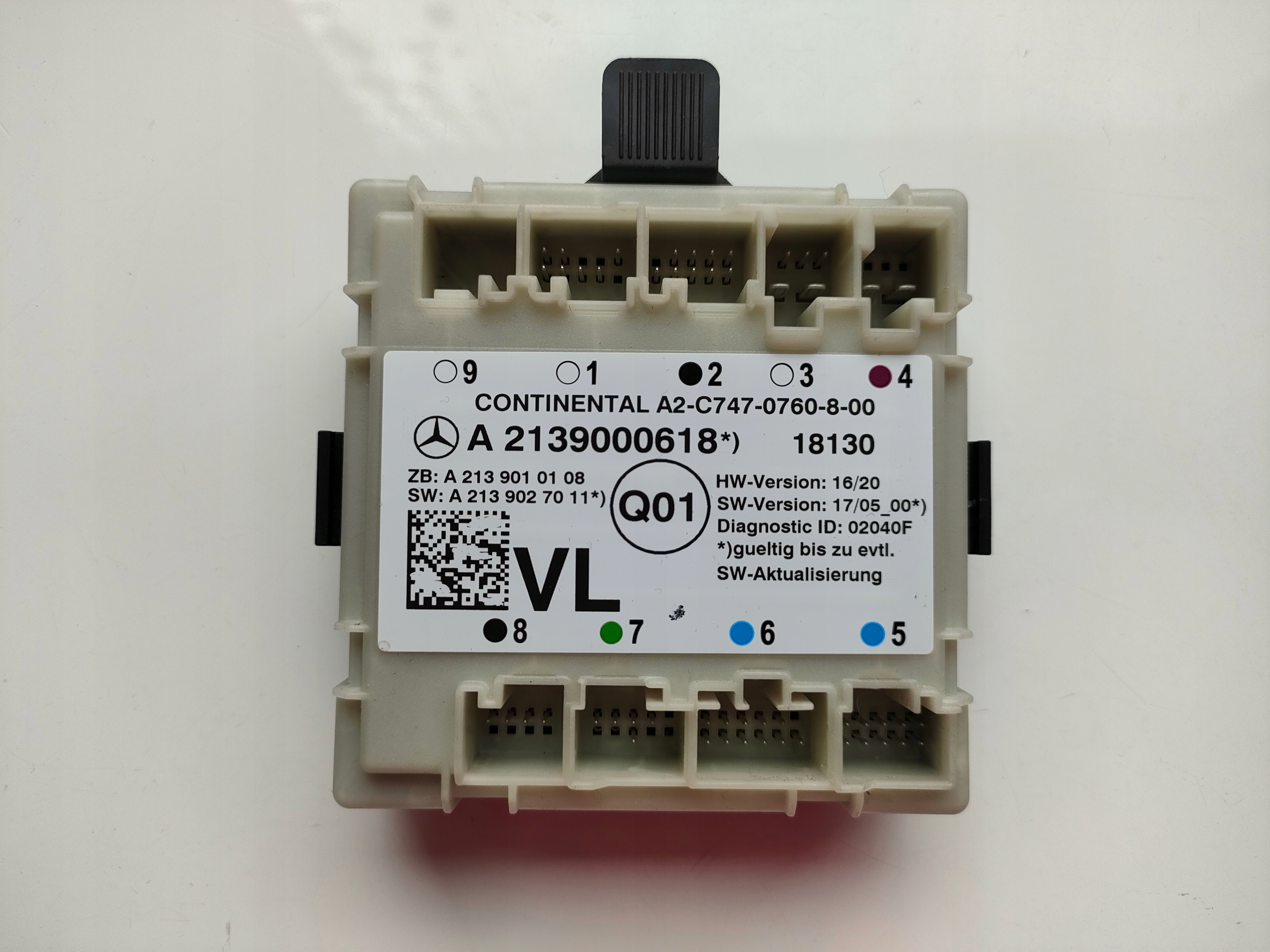 MODUŁ DRZWI LEWY PRZÓD MERCEDES W213 A2139000618