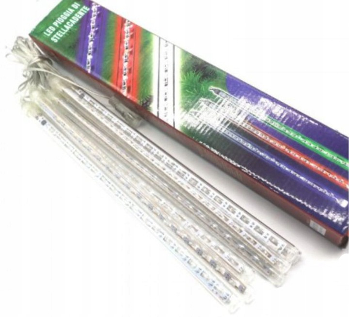 SOPLE METEORY LED LAMPKI PADAJĄCY ŚNIEG BIAŁE ciep Cechy dodatkowe jednokolorowe