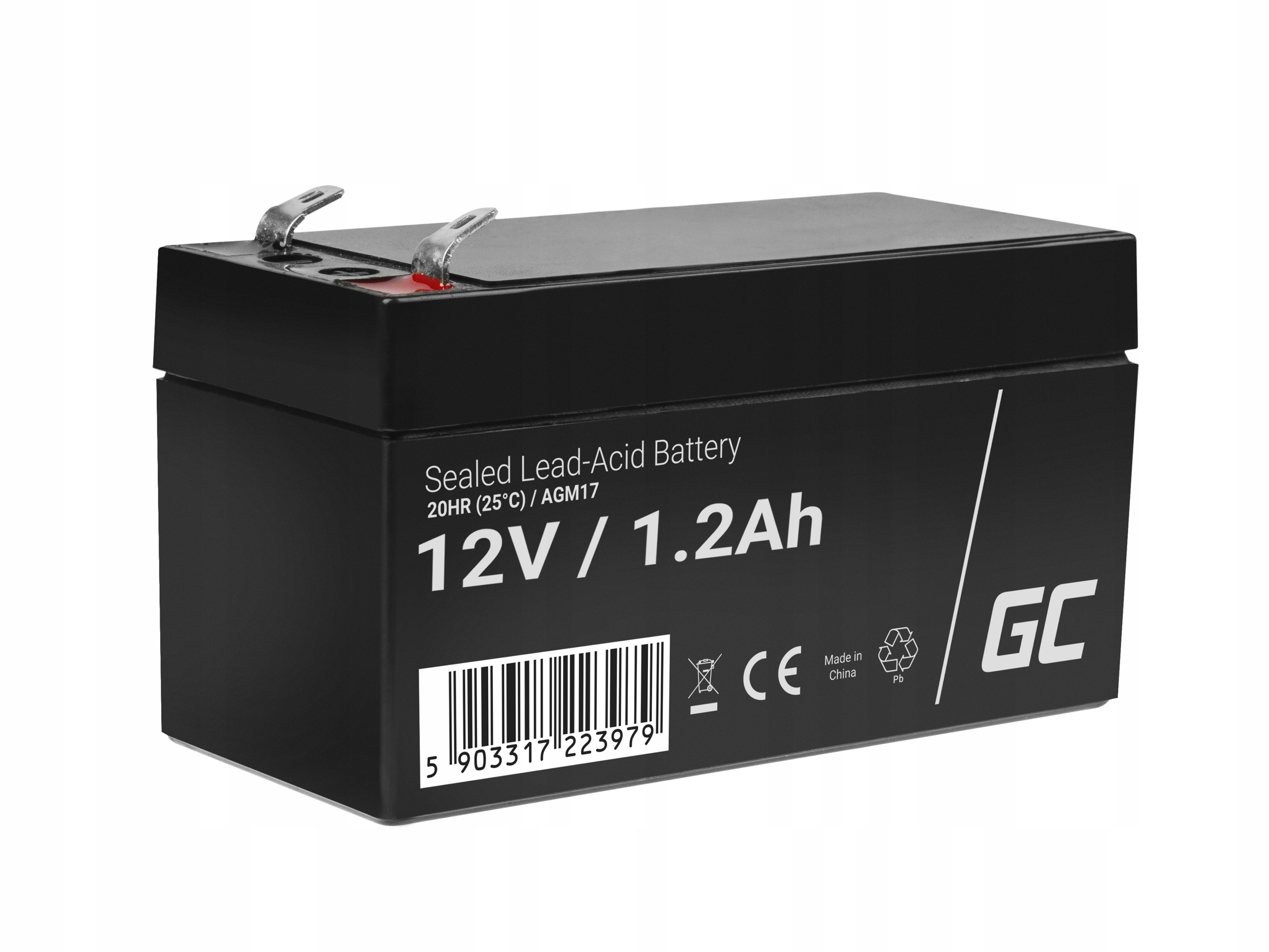 

Green Cell Akumulator Żelowy AGM17 12V 1,2AH