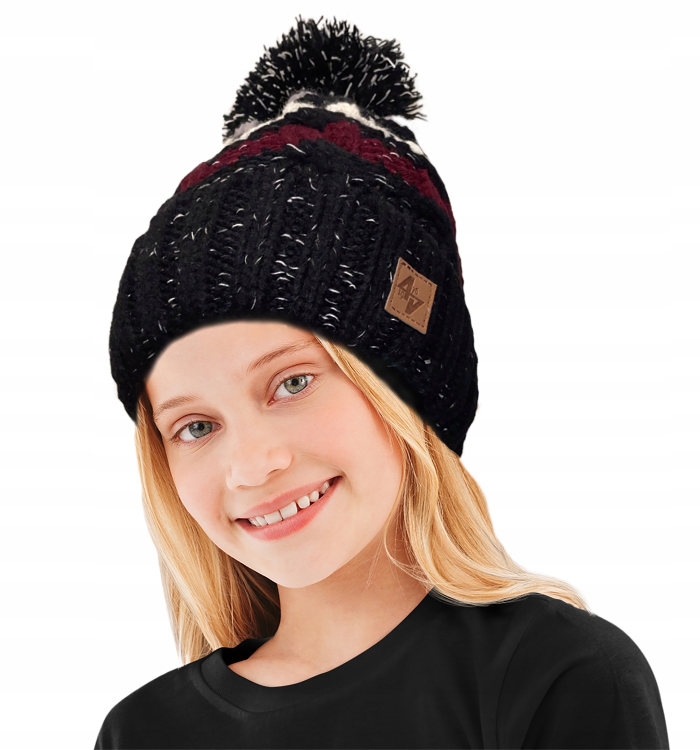 

Zimowa Czapka Dla Dzieci Unisex Ciepła z Polarem
