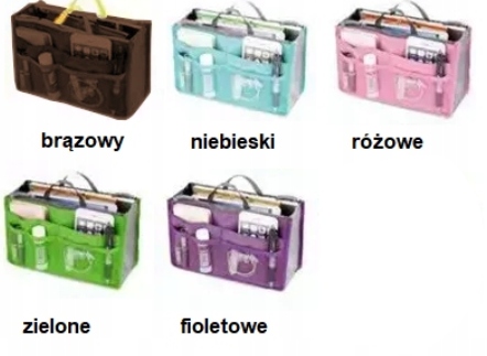 ORGANIZER do TOREBKI kosmetyczka UCHWYTY zamek EAN (GTIN) 4006723176103